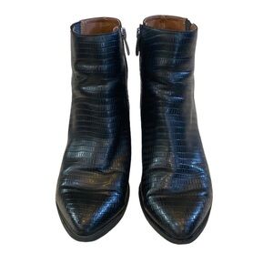 Franco Sarto Black Ankle Boots